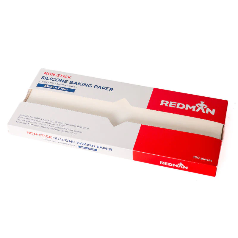 SILICONE BAKING PAPER 33X27CM 100PC (#110687) - Image 3