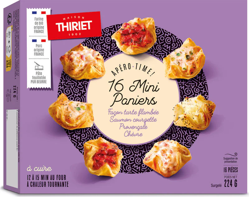 MINI BASKETS 16PC (#110870)