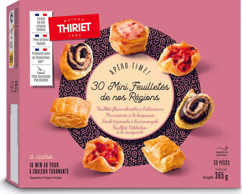 MINI PUFF PASTRIES 30PC (#110872)