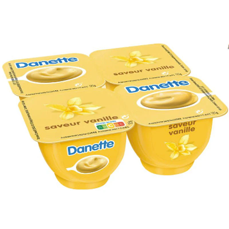 DANETTE VANILLA DESSERT CREAM 4X125G (#111471)