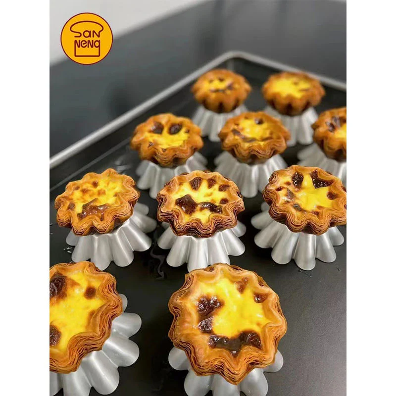 FLOWER TART MOULD 94X30MM SN62265 5PC (#111544) - Image 3