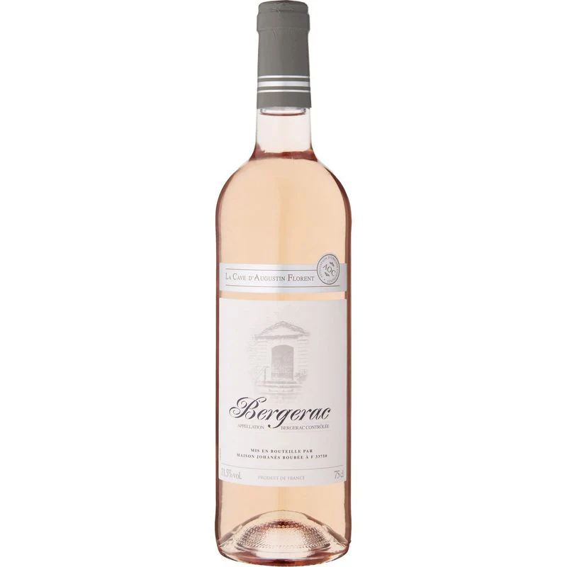 Rose Wine-Merlot, cabernet Rose Wine Bergerac 2020750ML (#112158)