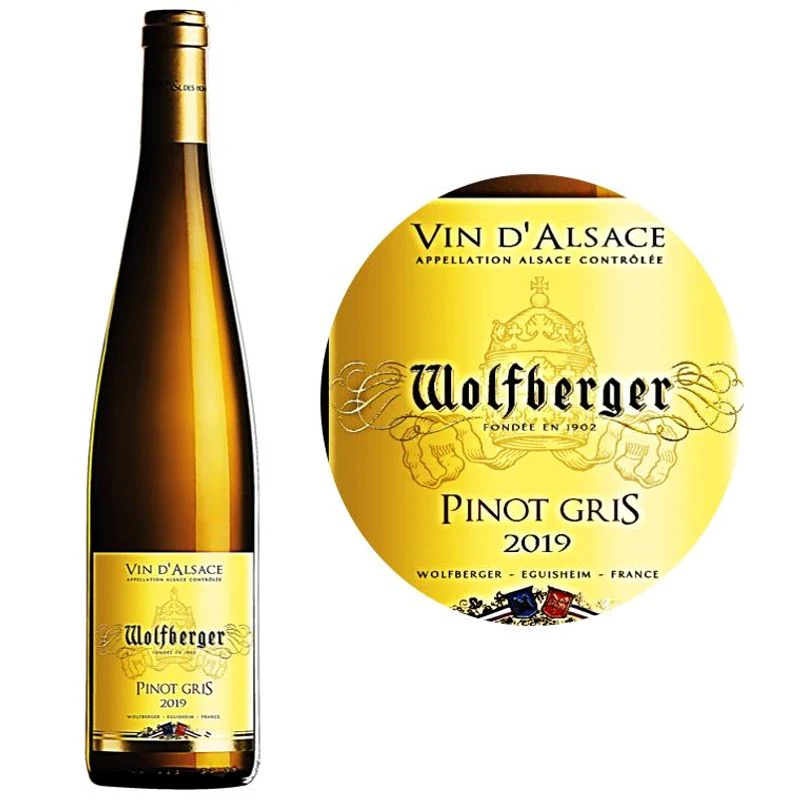 White Wine-Vin dAlsace Pinot Gris blanc 2021750ML (#112209)