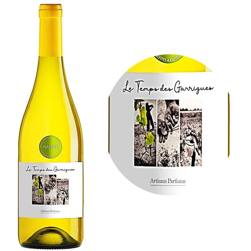 White Wine-Corbieres blanc Nature BIO 2020750ML (#112222)
