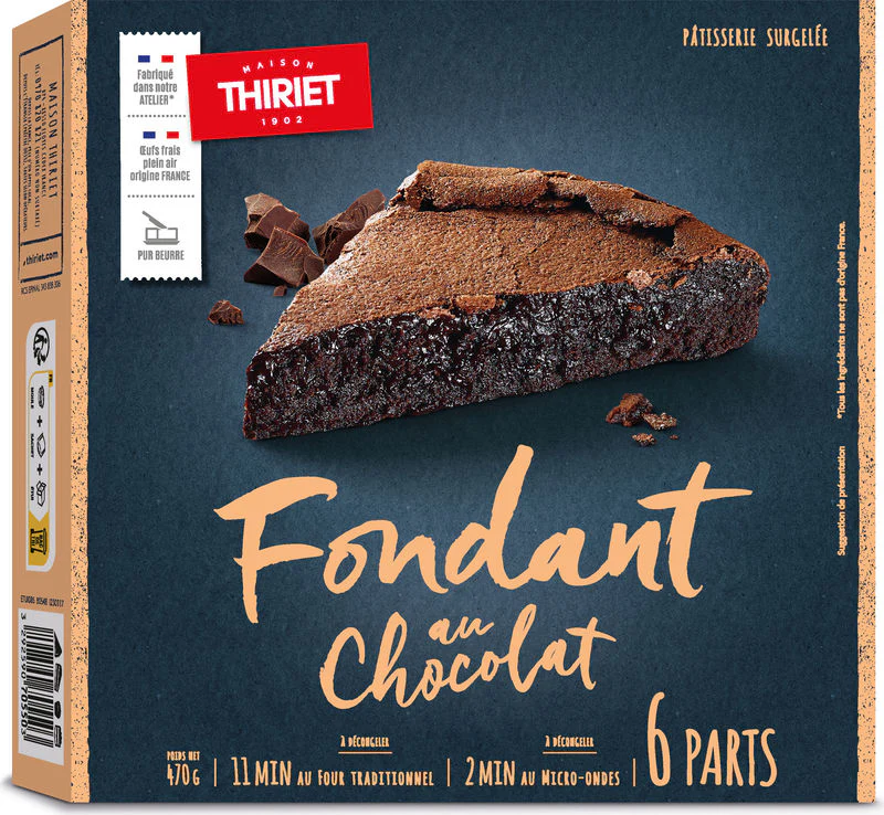 CHOCOLATE FONDANT 470G 6 PORTIONS (#113050)