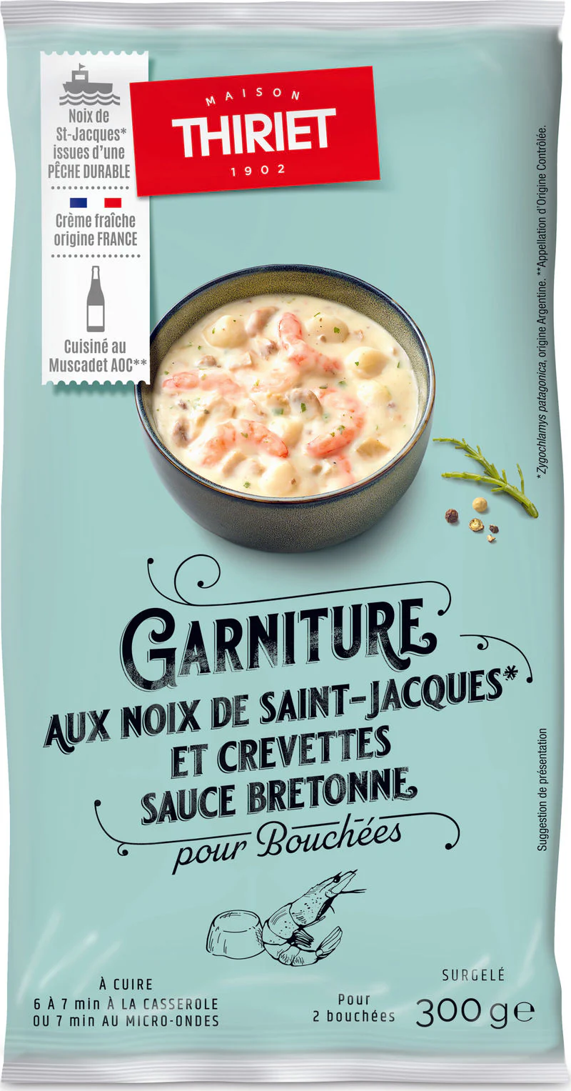 SCALLOP-SHRIMP FILLING READY-TO-USE 300G 2 PORTIONS (#113058)