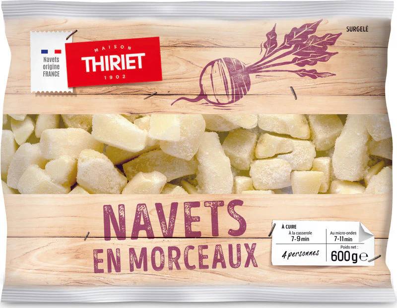 DICED TURNIPS 600G 4 PORTIONS (#113090)