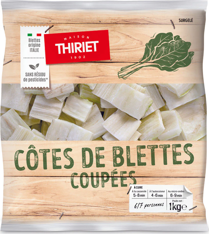 CHOPPED CHARD RIBS 1KG 6-7 PORTIONS (#113102)