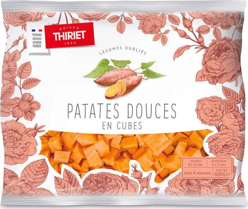 DICED SWEET POTATOES 600G 4 PORTIONS (#113106)