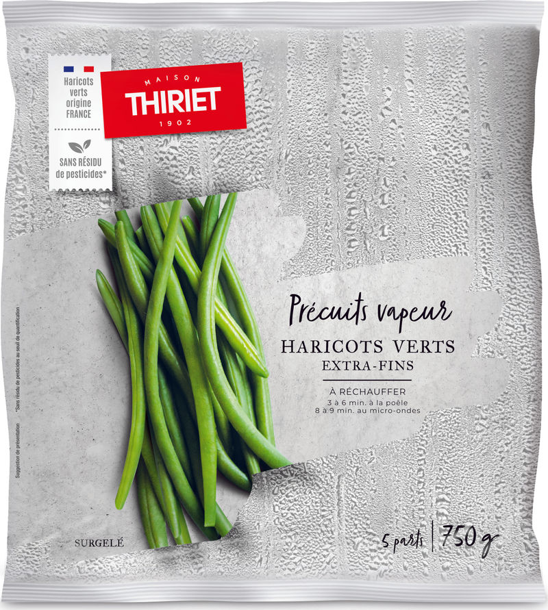PRE-STEAMED HG FRENCH BEANS 750G 5 PORTIONS (#113115)