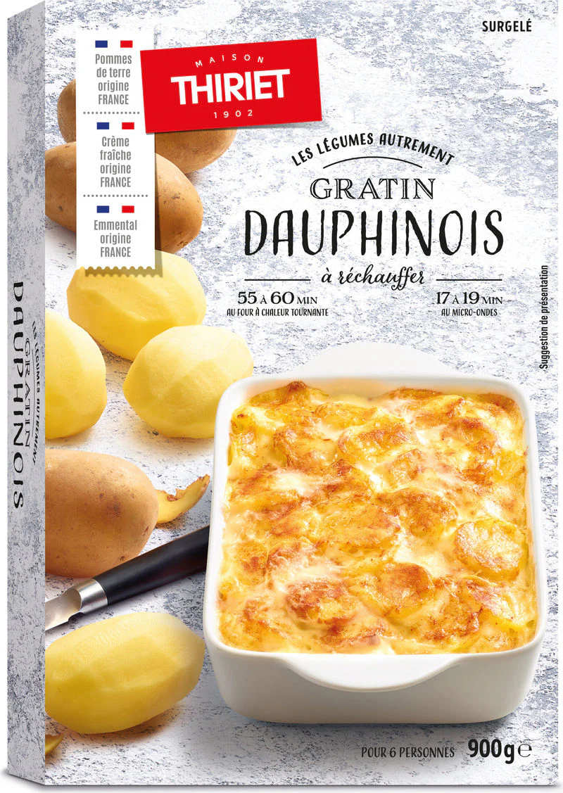 GRATIN DAUPHINOIS 900G 3-4 PORTIONS (#113173)