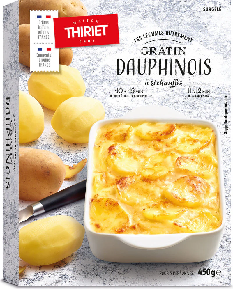 GRATIN DAUPHINOIS 450G 2 PORTIONS (#113174)