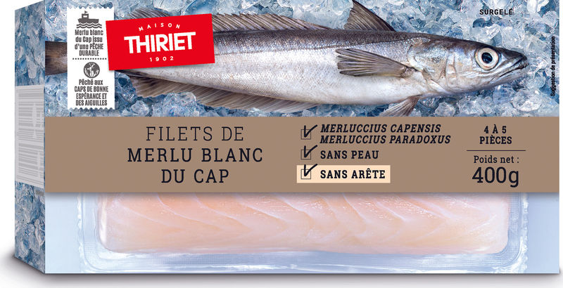 WHITE HAKE FILLETS FROM THE CAPE ECO FISH 400G 4-5 PIECES (#113195)