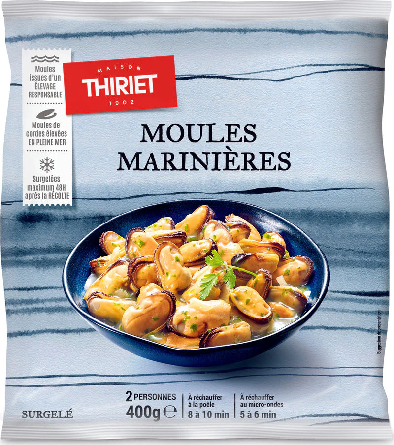 COOKED MARINIERE MUSSELS ECO FISHING 400G (#113221)
