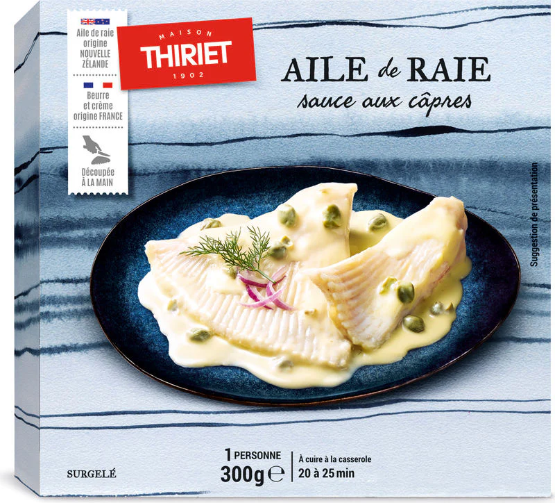 READY-TO-EAT SKATE WING CAPER SAUCE 300G 1 PIECE (#113231)