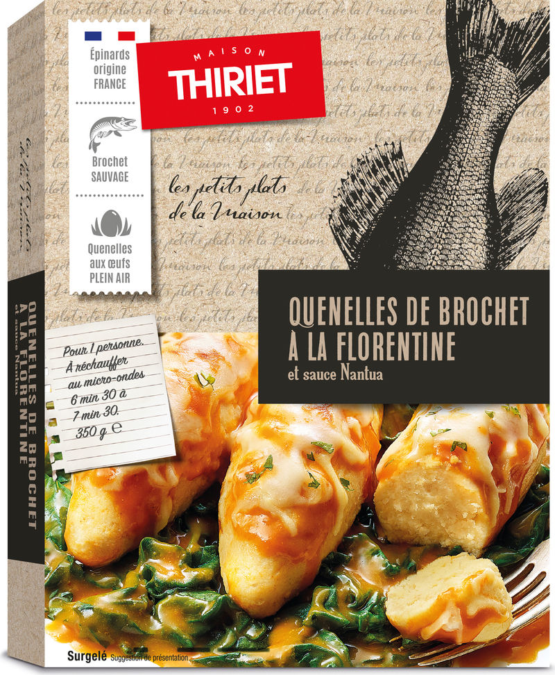 READY-TO-EAT PIKE QUENELLES NANTUA SAUCE 350G 1 PORTION (#113232)