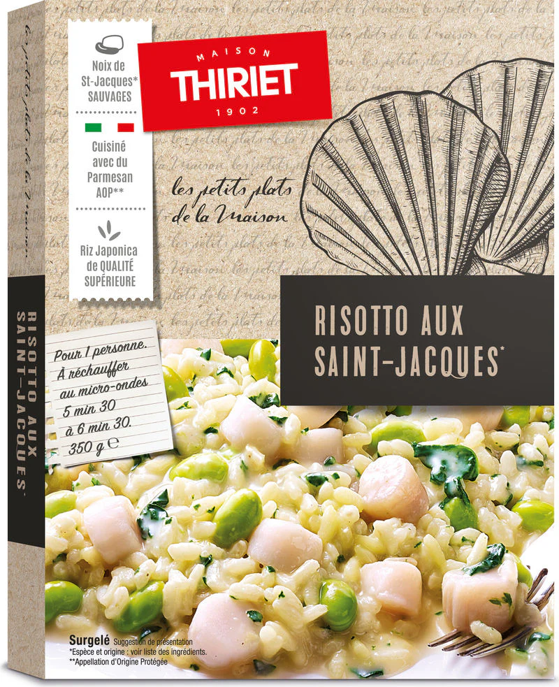 READY-TO-EAT SCALLOPS RISOTTO 350G 1 PORTION (#113236)