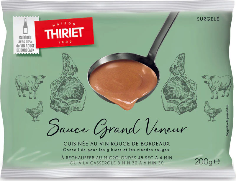 GRAND VENEUR SAUCE WITH RED WINE AND RECURRANT JELLY 200G (#113256)