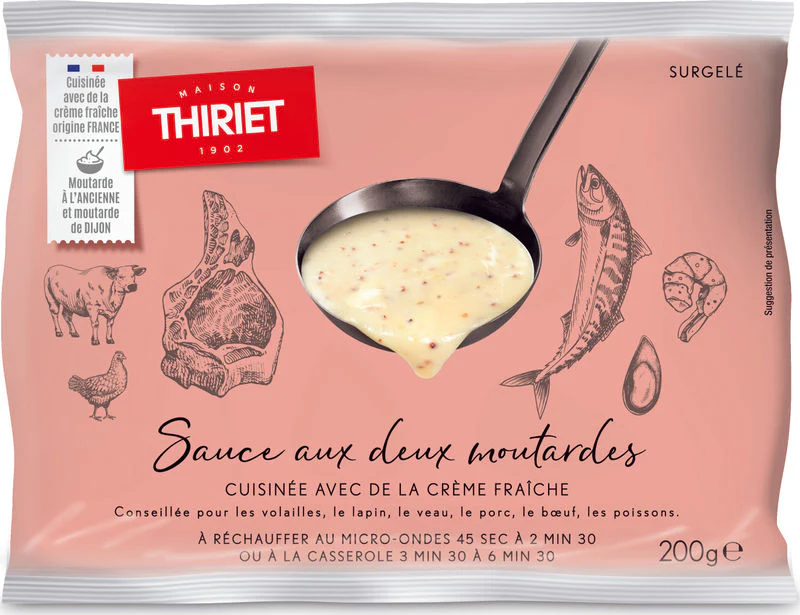 OLD-FASHION MUSTARD SAUCE 200G (#113257)