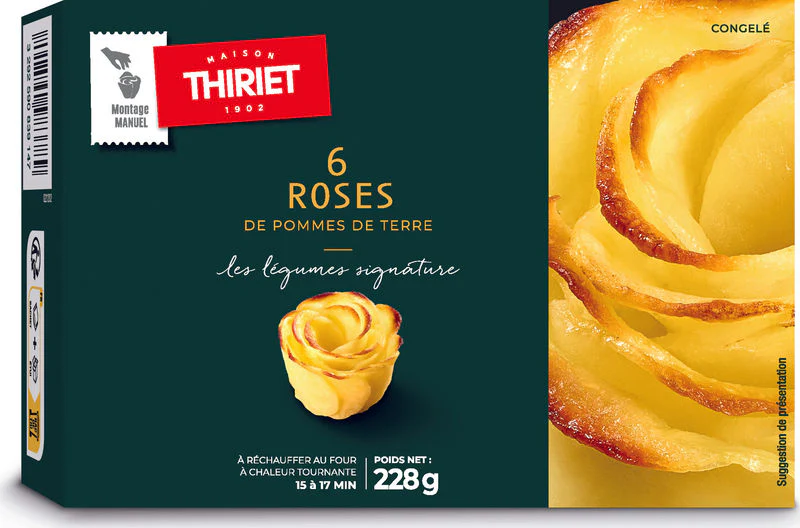POTATO ROSE BITES 228G 6 PIECES (#113296)