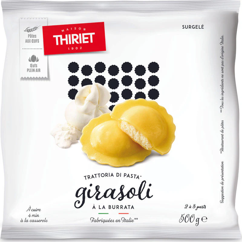 GIRASOLI PASTA WITH BURRATA CHEESE 500G 2-3 PORTIONS (#113317)
