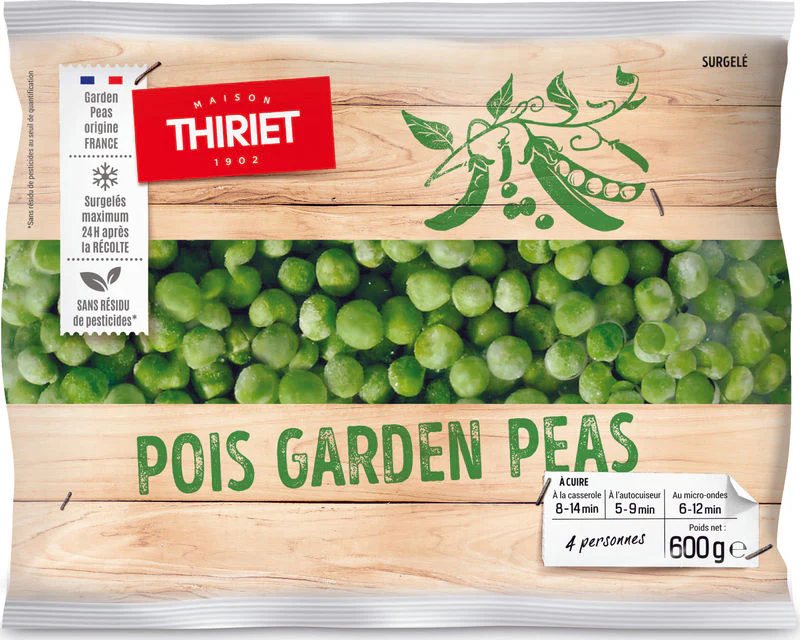 GARDEN PEAS 600G 4 PORTIONS (#113328)