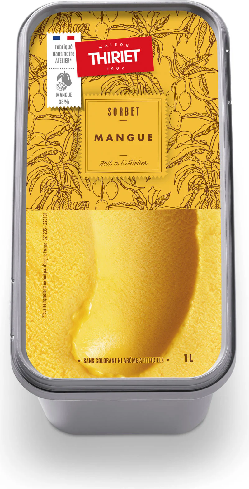 ICE CREAM TUB MANGO SORBET 1L (#120658)