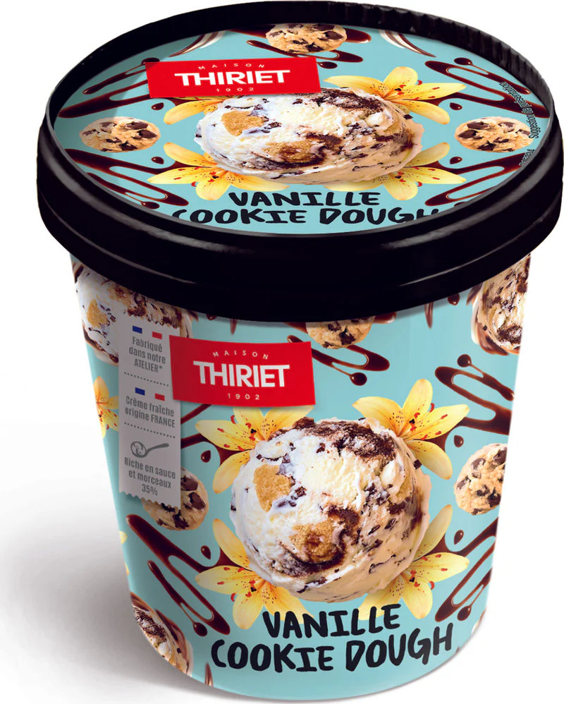 ICE CREAM PINTE VAN-COOKIE DOUGH 500ML (#120665)
