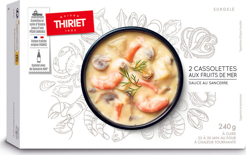 SEAFOOD CASSOLETTES SANCERRE SAUCES 240G (#126555)