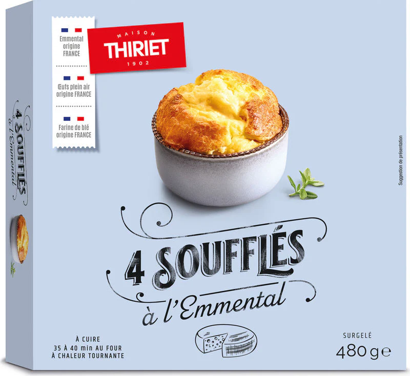 EMMENTAL SOUFFLES 480G 4 PIECES (#126559)