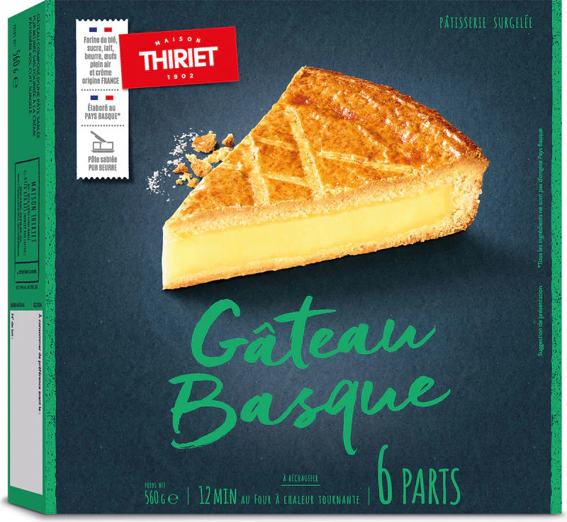 BASQUE CAKE 560G 6 PORTIONS (#126570)