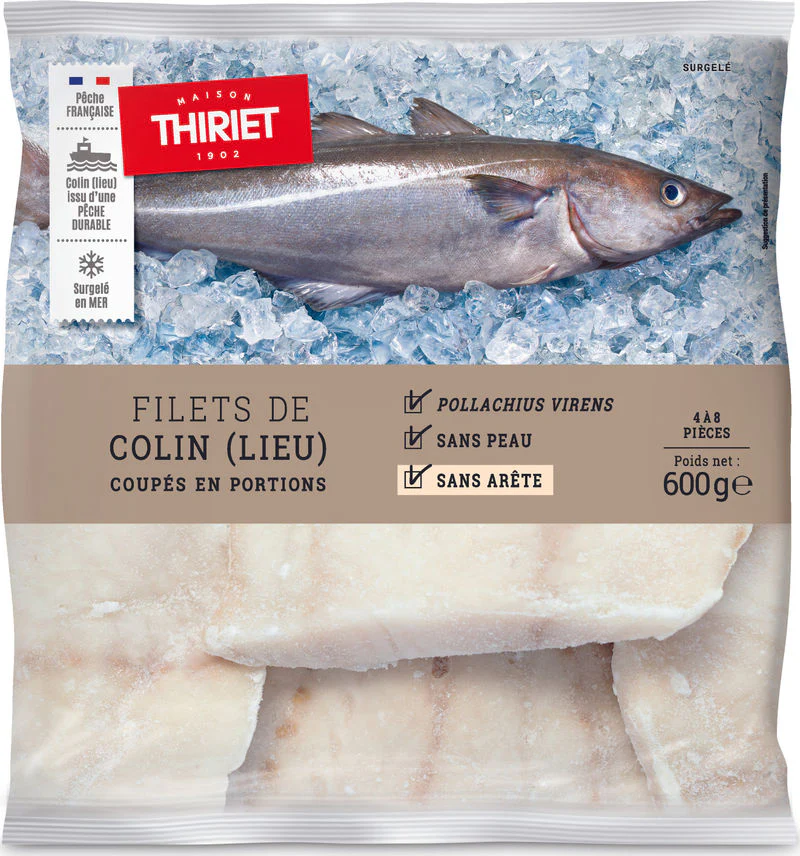 HAKE FILLETS 600G 4-8 PORTIONS (#126620)