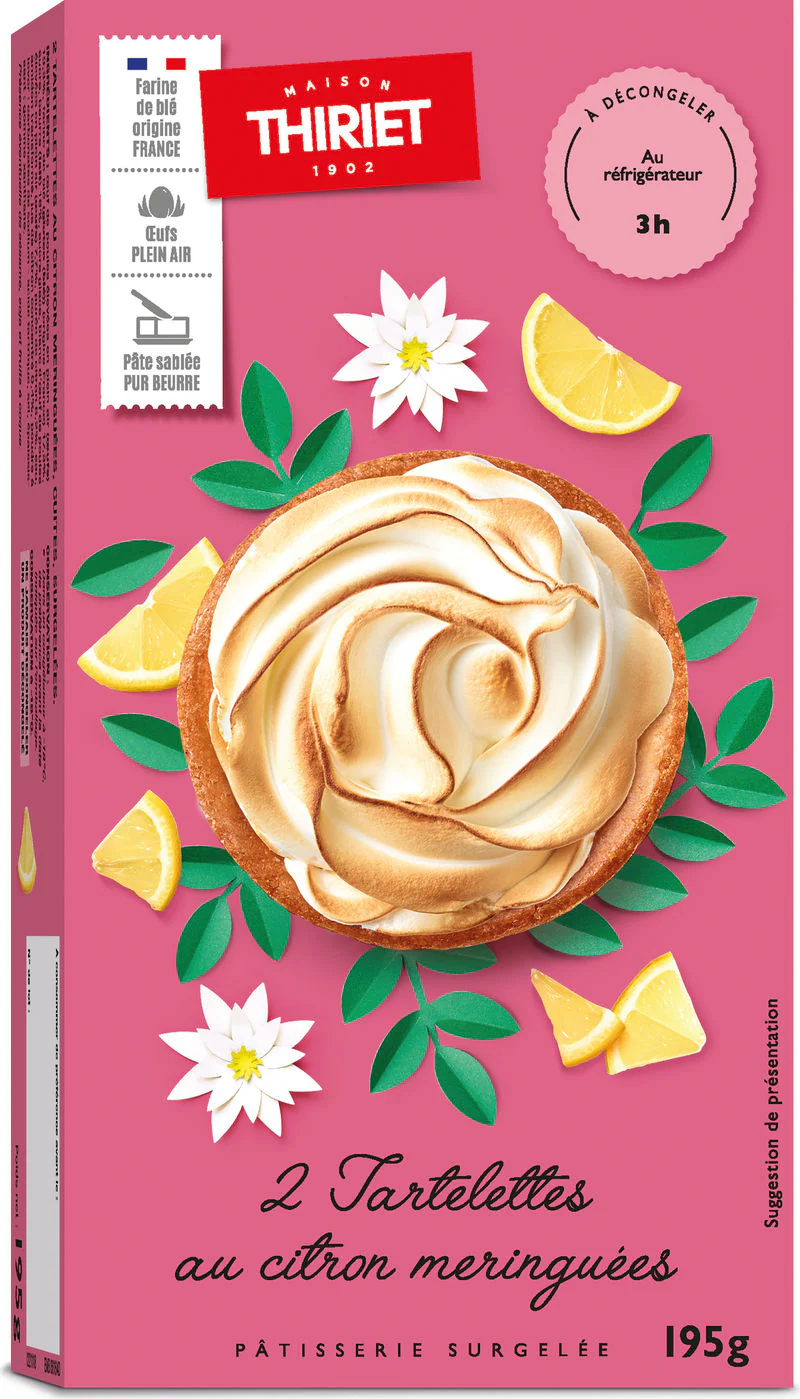LEMON MERINGUE TARTS 195G 2 PIECES (#126624)