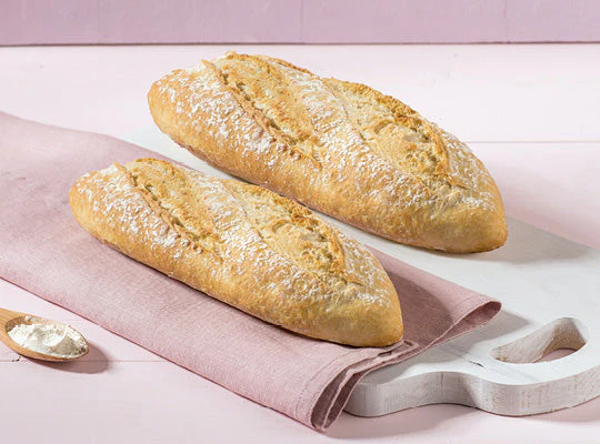 SAVOURY HALF BAGUETTES 5X130G (#127892)