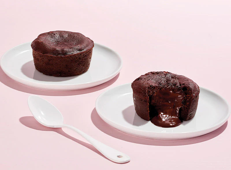 CHOCOLATE FONDANT HEART (#127929)