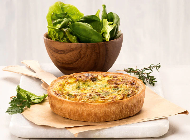 LEEK PARMESAN QUICHE (#127972)