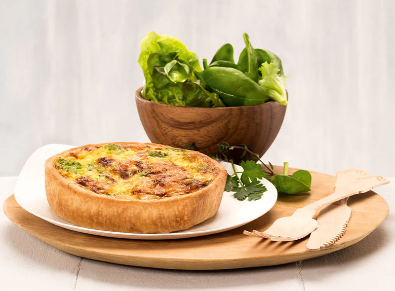 SALMON BROCCOLI QUICHE (#127973)