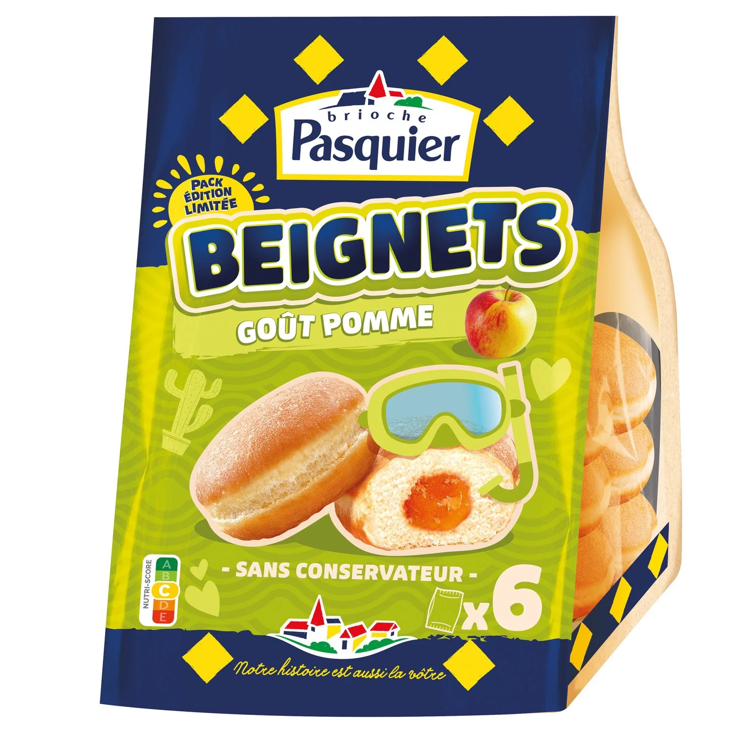 BREAD APPLE FRITTER X6 270G (#128188)