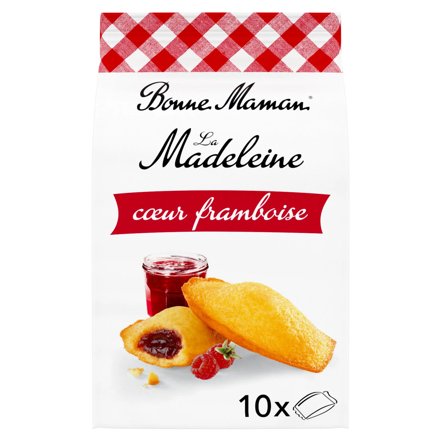 MADELEINE RASPBERRY HEART 300G (#128196)