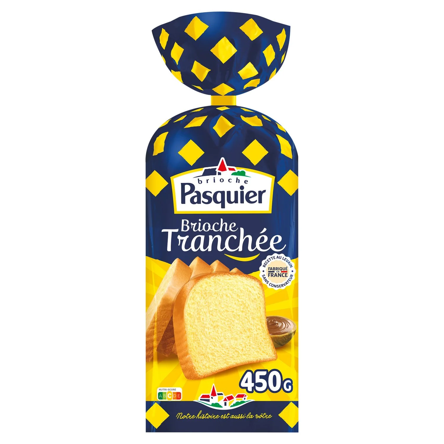 BREAD BRIOCHE SLICED 450G (#128202)