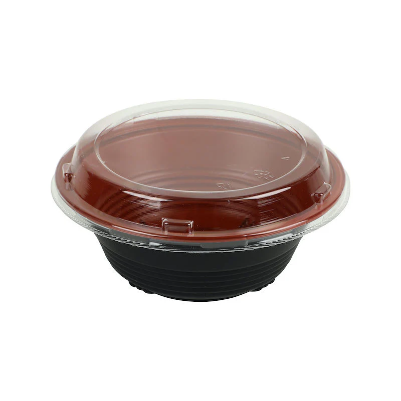 RED/BLACK MICRO BOWL 153.5X59MM 20SET (#200299)