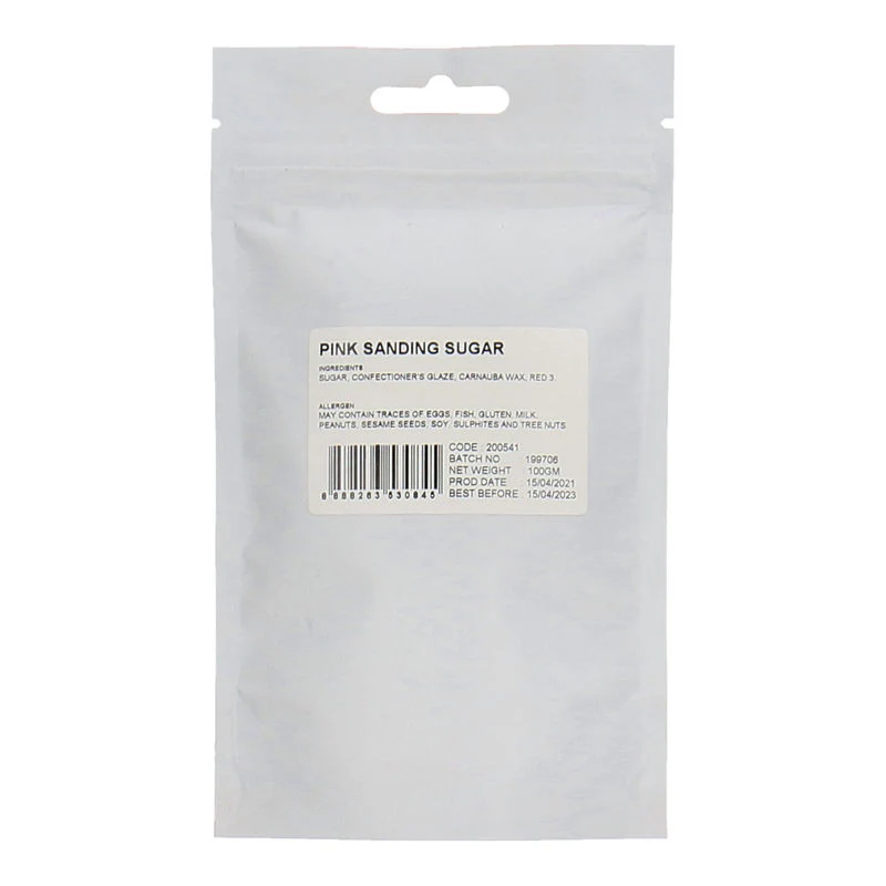 DECOR PINK SANDING SUGAR 100G (#200541) - Image 2
