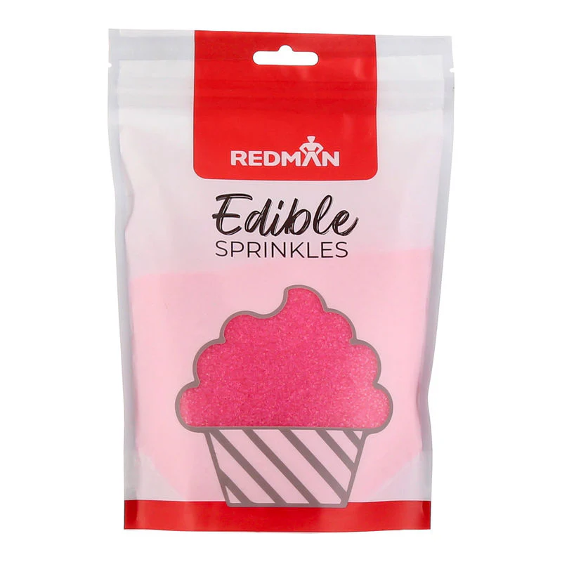 DECOR PINK SANDING SUGAR 500G (#200556)