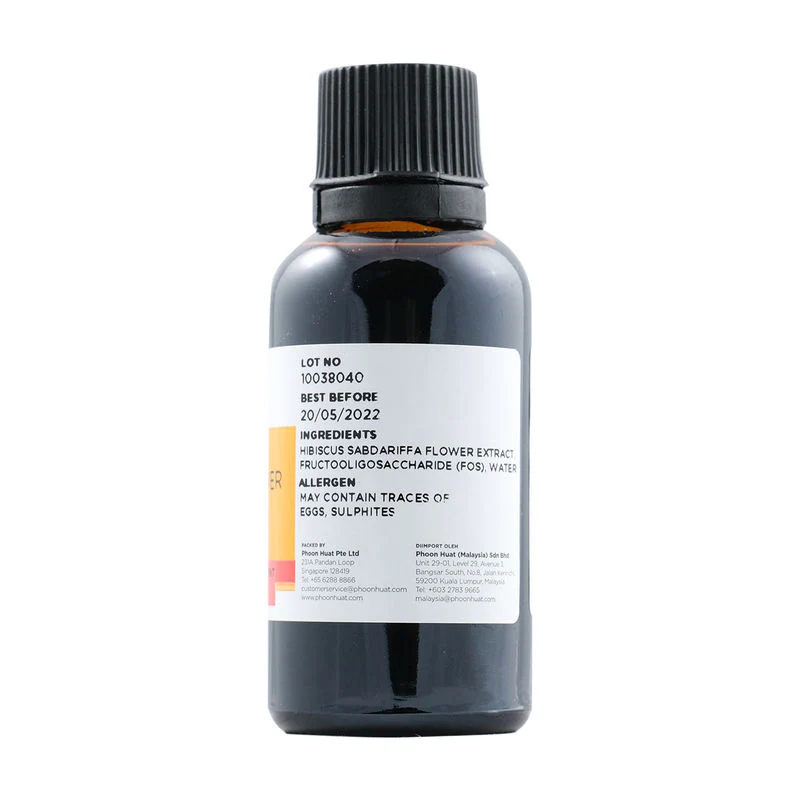 ROSELLE HIBISCUS LIQUID EXTRACT 33ML (#201219) - Image 2