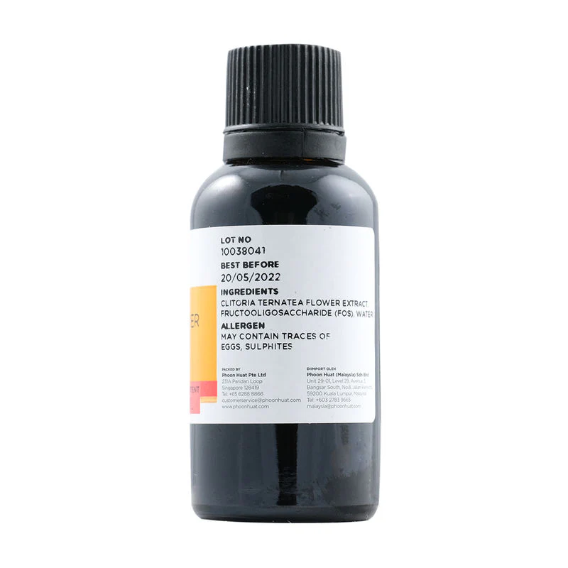 BUTTERFLY PEA FLOWER LIQUID EXTRACT 33ML (#201222) - Image 2