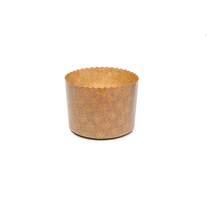MOULD PANETTONE ALTO 161X110MM GOLD 10PC (#201821)