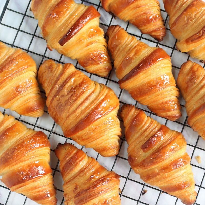 French Croissant And Danish Trilogy 1 (Hand-Kneading Technique) 手工法式可頌和丹麥麵包 (#KEVINFCR)